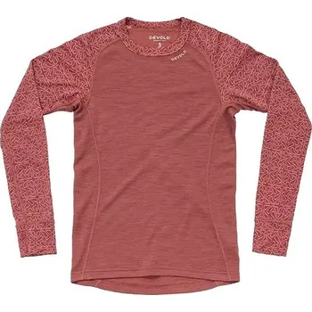 Dámské termoprádlo Devold Duo Active merino 205 shirt wmn marsala S