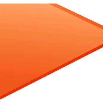 Plexisklo Evonik Plexiglas GS Color Plexisklo lité barevné Plexiglas GS Tloušťka: 3, Barva: oranžová, Kód barvy: 2H02, Šířka: 1520, Délka: 2030, Hmotnost: 11, Propustnost světla : 6%, Propustnost světla translucentní (průsvitný): ano | cena za m²