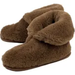 Televizní bačkory z velbloudí a ovčí vlny, hnědé Velikost: 45/46