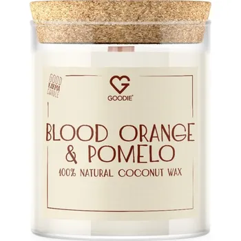 Svíčka Goodie Svíčka s praskajícím dřevěným knotem - Bloody Orange & Pomelo 160 g
