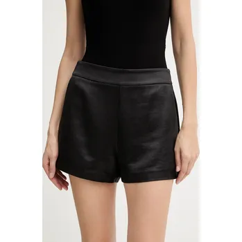 Dámské kraťasy Kraťasy Guess JEMMA dámské, černá barva, high waist, W5BD0O WH9B0 W5BD0O.WH9B0 99X, vel. XS