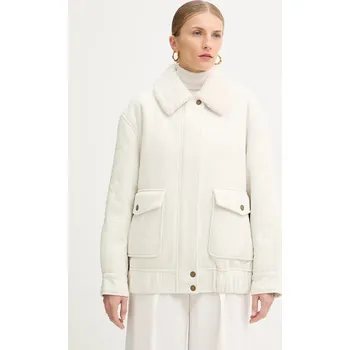 Pánská softshellová bunda Manšestrová bunda Ermanno Firenze béžová barva, přechodná, 57TD034E91 01X, vel. 36