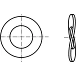 PROFISTYL DIN 137B podložka pružná zvlněná nerez A2 / 1.4310 Varianta: DIN 137B podložka pružná zvlněná nerez A2/1.4310 31 pro M30