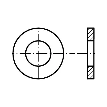 podložka PROFISTYL DIN 433 podložka plochá pro šrouby s válcovou hlavou mosaz MS Varianta: DIN 433 podložka pro šrouby s válcovou hlavou MS mosaz (2,2x4x0,3mm) M2