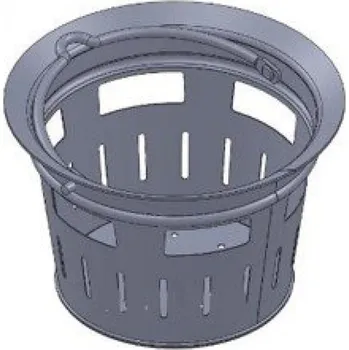 Odpadkový koš Scobax Ocelový kalový koš ZN 385 mm 250 mm | sleva 15% | cena za ks