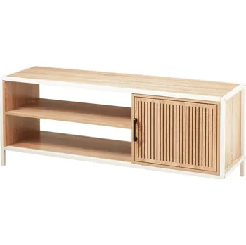 Obývací pokoj H S Collection TV stolek skříňka s policemi 116x33x45 cm