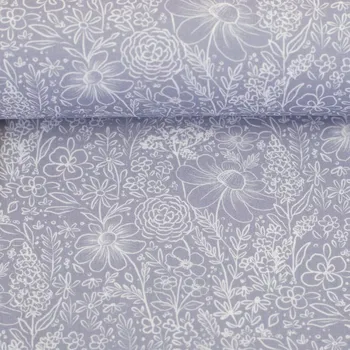 SWAFING Bavlněná látka Garden of Dreams květiny a větvičky