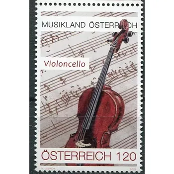 Poštovní známka Österreich post (2023) MiNr. 3700 ** - Rakousko - Violoncello