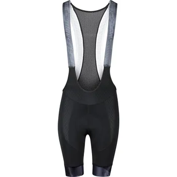 cyklistický dres AKCE! Kraťasy Force STRIPE LADY se šráky a vložkou, črn-šedé, vel. XL