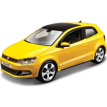 autíčko Bburago Volkswagen Polo GTI V 1:32 žlutá