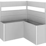 Biohort Prosklená zástěna na ochranu soukromí ,velikost L150, tmavě šedá metalíza | cena za ks