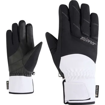 Rukavice Ziener KATIMA-Z-GTX LADY, Black/White Velikost č.: 8