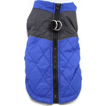 Obleček pro psa Vsepropejska Terenc obleček pro psa na zip Barva: Modrá, Délka zad (cm): 30, Obvod hrudníku: 37 - 44 cm