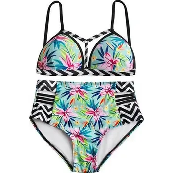 Dámské plavky Plavky s vysokým pasem - S