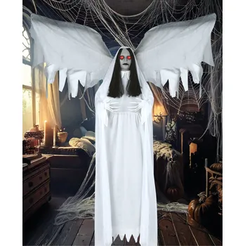 Karnevalový kostým GuircaAnděl smrti 170cm - hýbe křídly, vydává zvuky, svítící oči