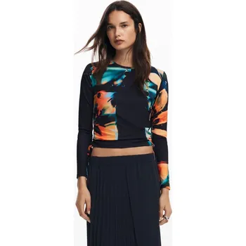 Pánské tričko Tričko Desigual Paloma negro velikost L