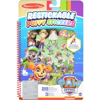 Magnetická kreslící tabulka Melissa & Doug - TLAPKOVÁ PATROLA - Kniha s puffy samolepkami - Džungle 2