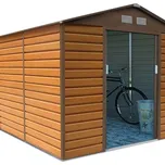G21 Zahradní domek GAH 706 - 277 x 255 cm, hnědý | sleva 9% | cena za ks