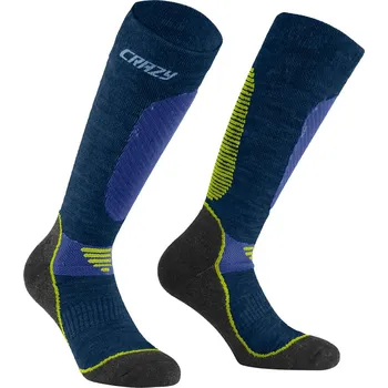 Pánské ponožky Ponožky CRAZY CRAZY WOOL SOCKS Uni velikost 43-46