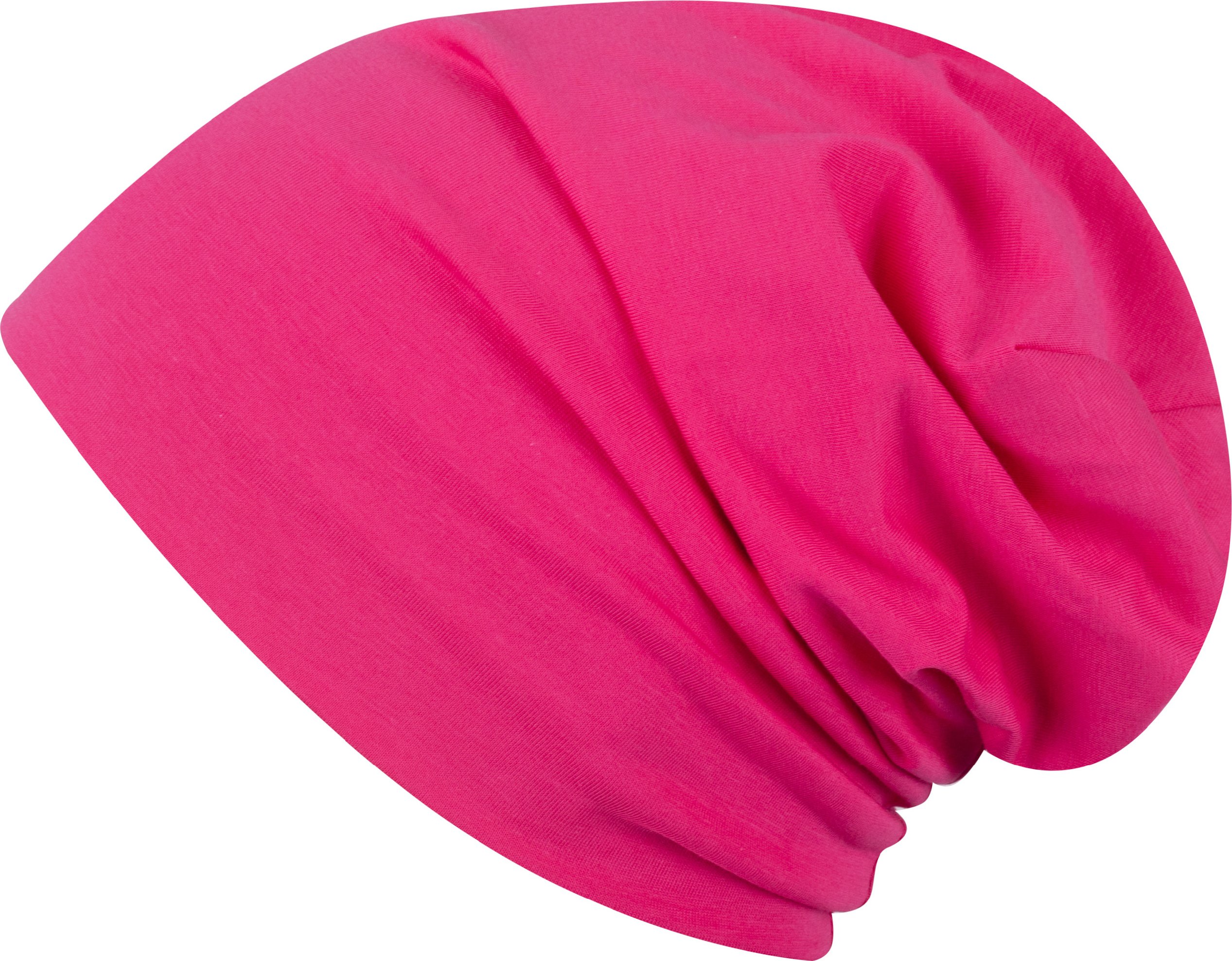 Ebbie Bavlněná čepice Beanie - NEON RŮŽOVÁ Velikost: 54