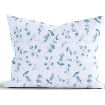 Povlak na dekorativní polštářek Bavlněný povlak na polštář Renforcé 70 × 90 cm - Eukalyptus