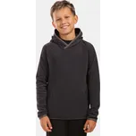 Chlapecká fleecová mikina s kapucí Kilpi FLOND-JB Černá - vel. 98 r.26