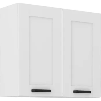 Kuchyňská skříňka Horní skříňka LUNA bílá/bílá matná MDF 80 G-72 2F