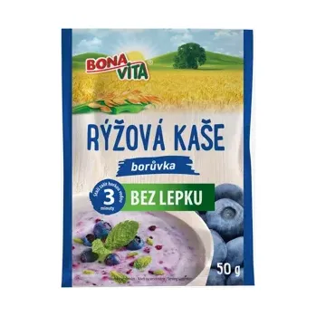 Rýžová kaše borůvka bez lepku 50 g