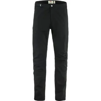 Pánské oblečení kalhoty turistické pánské FJÄLLRÄVEN Abisko Hike Trousers M Black - 46/S