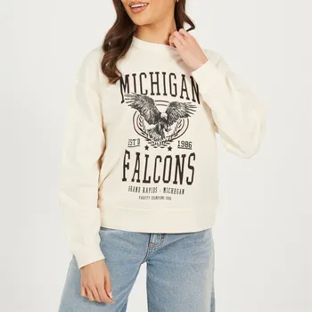 Dámská mikina Mikina Brave Soul Beige Acid Wash 1182134 16 (XL)