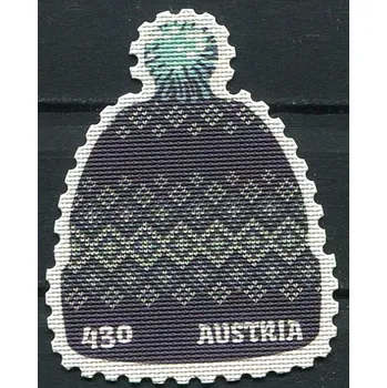 Poštovní známka Österreich post (2022) MiNr. 3633 ** - Rakousko - Vlněný čepice (samolepka)