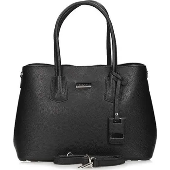 Kabelka Toscanio kožená kabelka C255 TOS černá