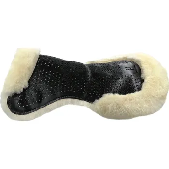 Horsena Dečka gelová Regular Horsena, podšitá beránkem, tlumící, 8 mm, black/beige Drezurní