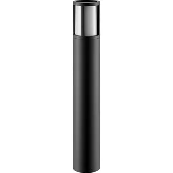 Dekorativní svítidlo DEKOLIGHT Venkovní sloupek Facado kulatý, 65 cm, 1xE27, 20W, IP65 Barva: Černá - opálová