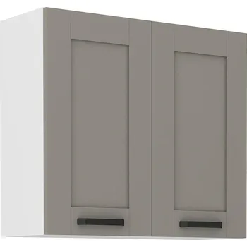 Kuchyňská linka Horní skříňka LUNA bílá/claygrey MDF 80 G-72 2F