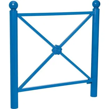 Zábradlí Procity Zábradlí Province délka 1072 mm, hlavice Boule, jednoduchý kříž s růžicí, barva modrá RAL5010