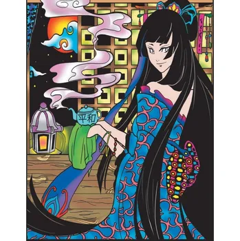 omalovánky Colorvelvet Colorvelvet Sametový obrázek Čajový ceremoniál