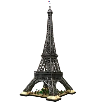 ostatní stavebnice OEM stavebnice Stavebnice - Eiffelova věž - 10 001 Dílků