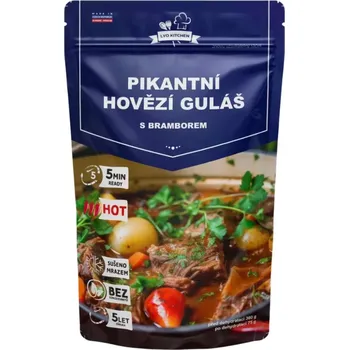 Hotové jídlo FDC Pikantní hovězí guláš sušeno mrazem 75g
