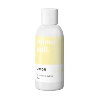 Potravinářské barvivo Olejová barva 100ml vysoce koncentrovaná citrónová colour mill
