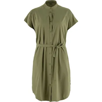 Dámské oblečení šaty dámské letní FJÄLLRÄVEN Abisko Fjäll Dress W Green - XL