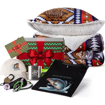 Dárkový potravinový koš decoDoma Dárkový balíček PRO RYBÁŘE L