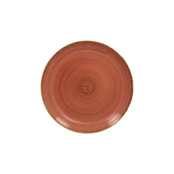 Talíř RAK Twirl talíř mělký 27 cm – coral | RAK-TWNNPR27CO