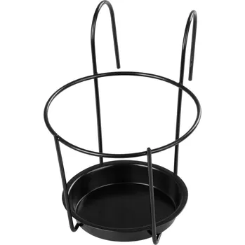 Věšák Držák BUMETA Extra strong, věšák, kovový, na květináč, na zábradlí, s podložkou, 15 cm