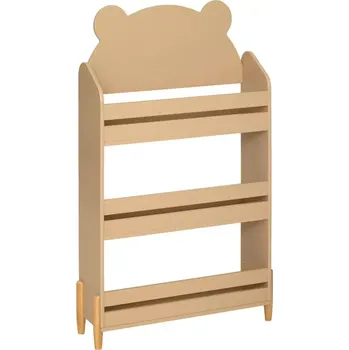 Dětská skříň Dětská béžová knihovna medvídek