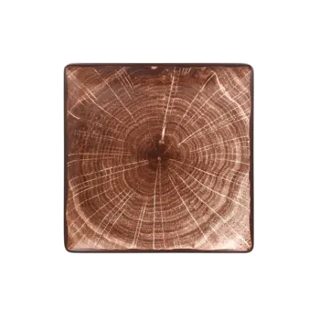 Talíř RAK Woodart talíř čtvercový 30 × 30 cm – tmavě hnědá | RAK-WDEDSQ30OB