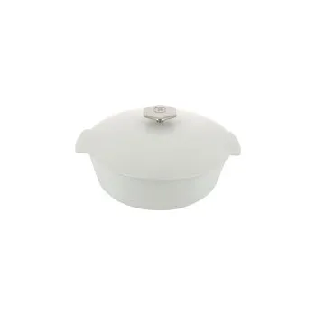 Hrnec Revol Hrnec nízký 3,6 l, bílá poklice | REV-649864