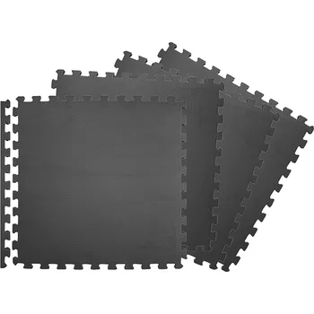 podložka na cvičení Trinfit Fitness Puzzle Mat 60 x 60 cm černá 4 ks