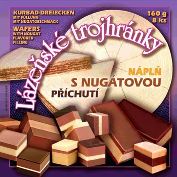 Lázeňské trojhránky nugátové 160g