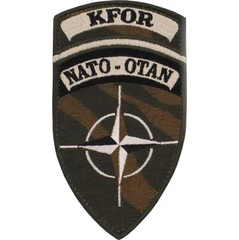 MFH Nášivka na suchý zip "KFOR" NATO-OTAN - oliva